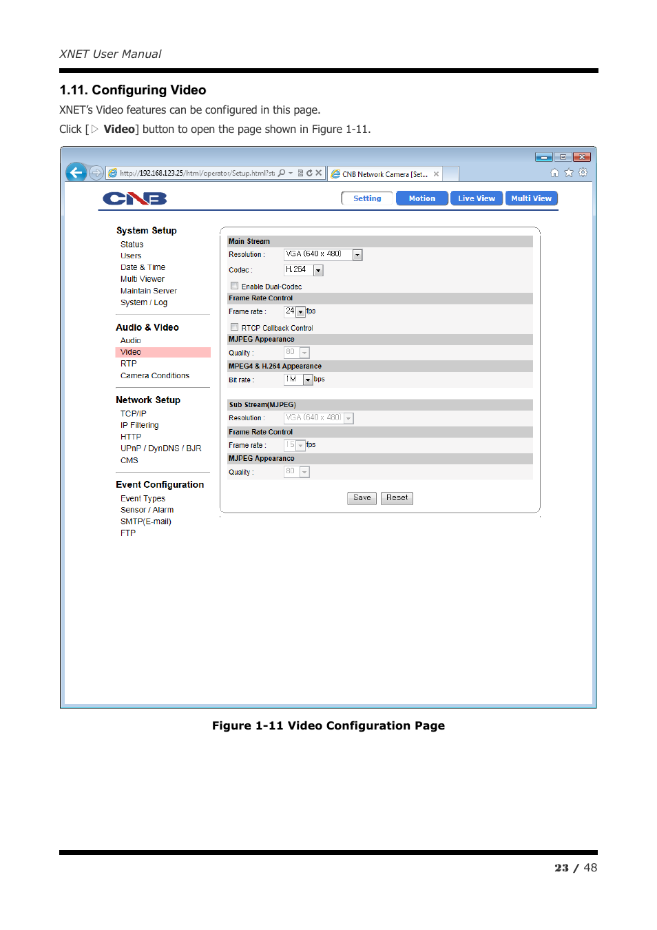 CNB IVP4030VR User Manual | Page 23 / 48