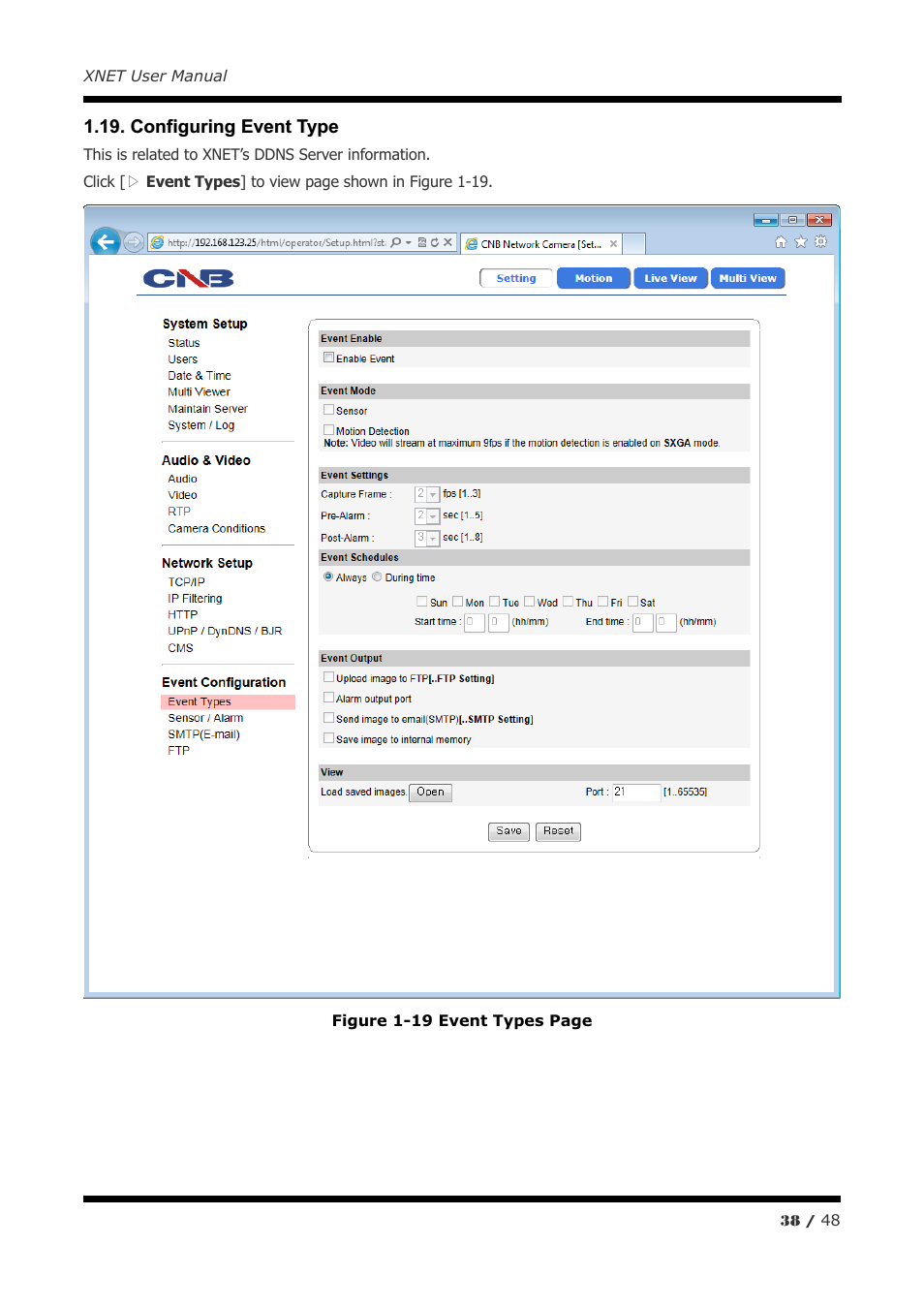 CNB IVP4030VR User Manual | Page 38 / 48