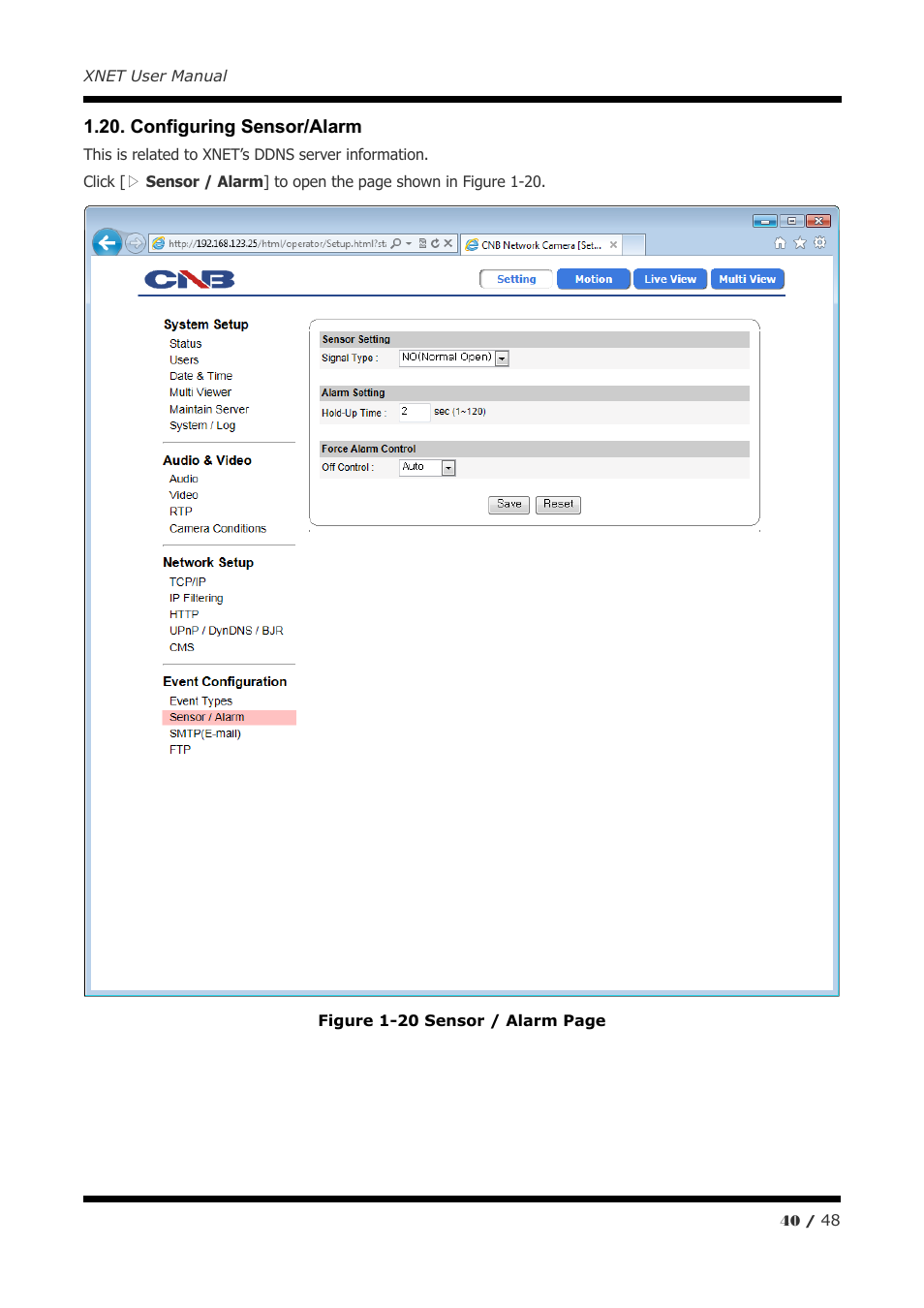 CNB IVP4030VR User Manual | Page 40 / 48