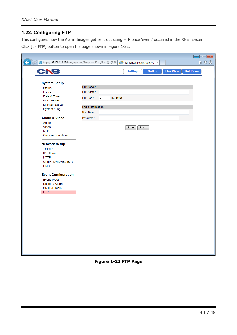 CNB IVP4030VR User Manual | Page 44 / 48