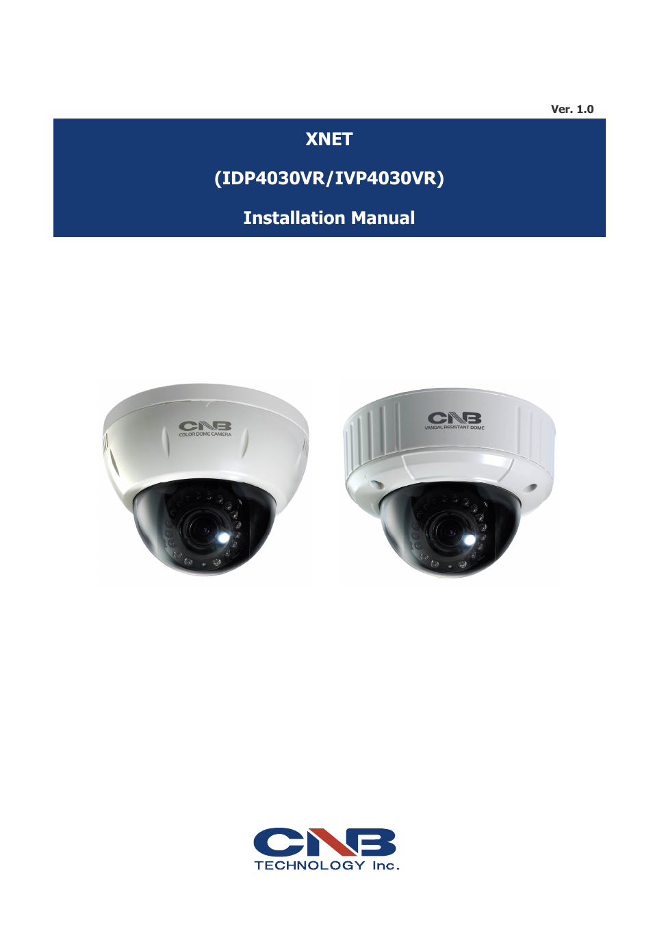 CNB IVP4030VR User Manual | 18 pages