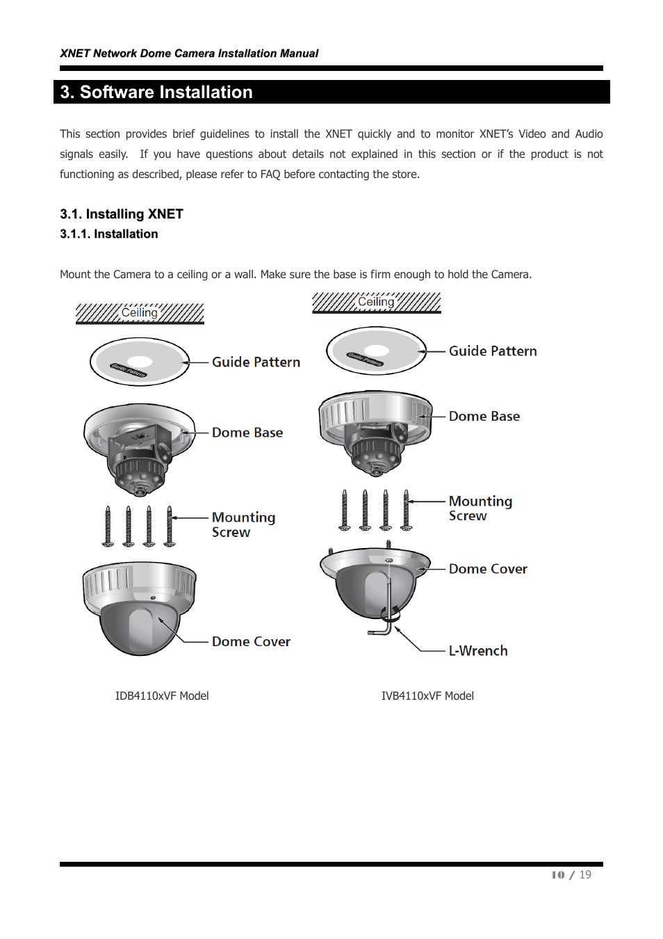 Software installation | CNB IVB4110PVF User Manual | Page 10 / 19