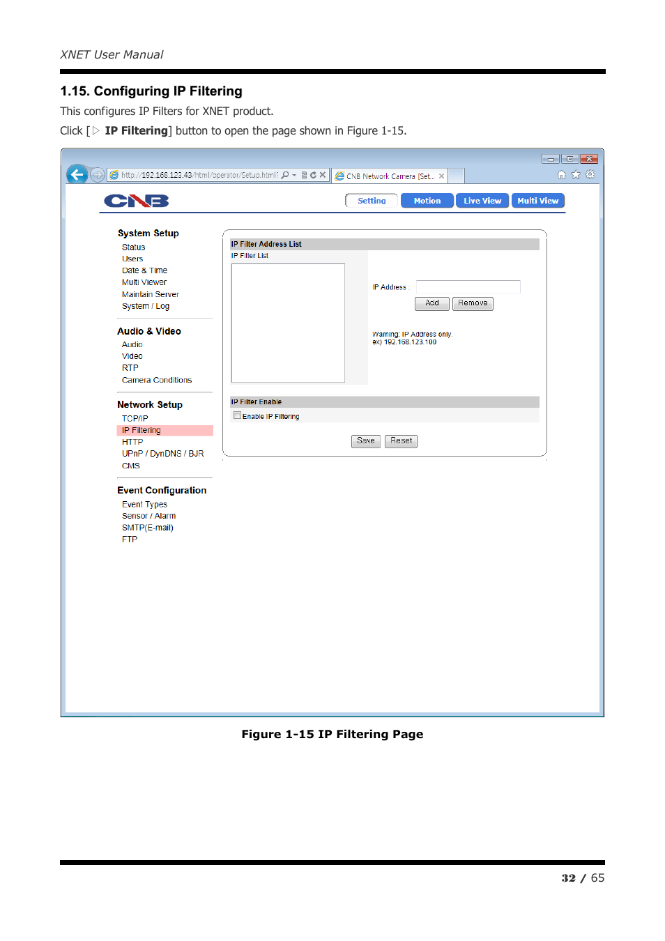 CNB IVB4110PVF User Manual | Page 32 / 65