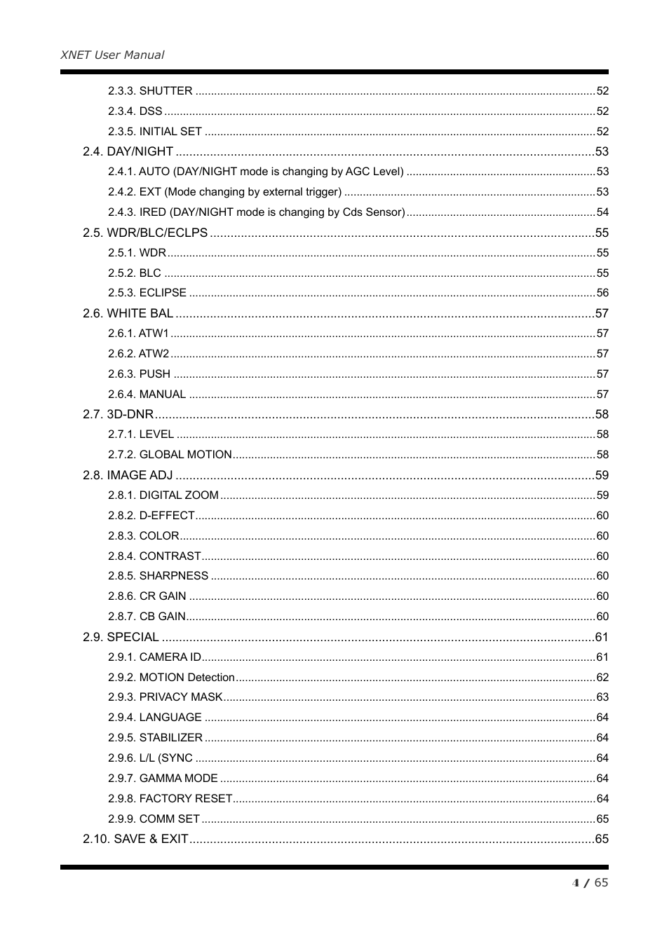 CNB IVB4110PVF User Manual | Page 4 / 65