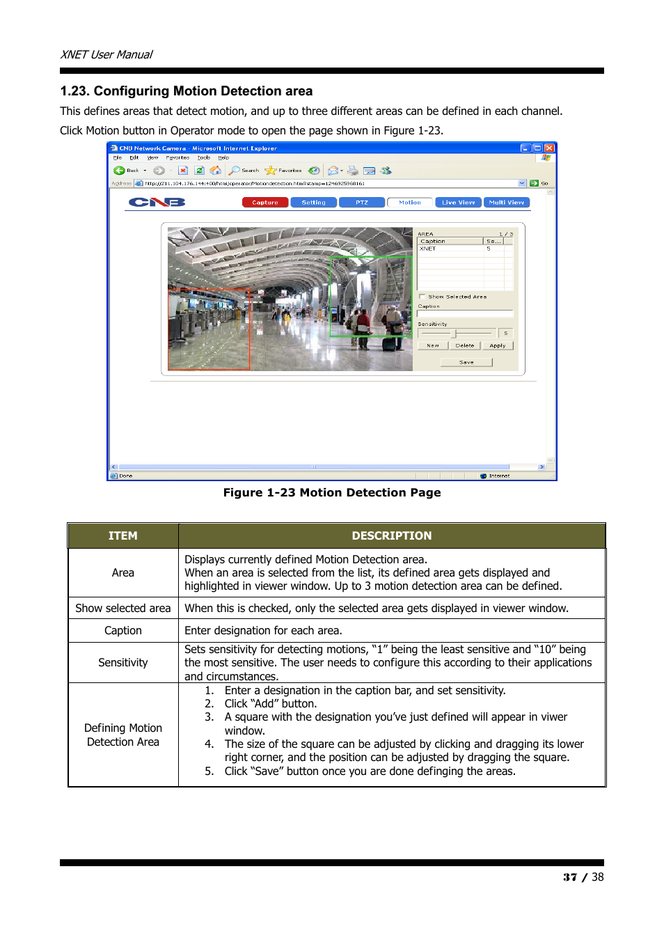 CNB IVP4000VR User Manual | Page 37 / 38