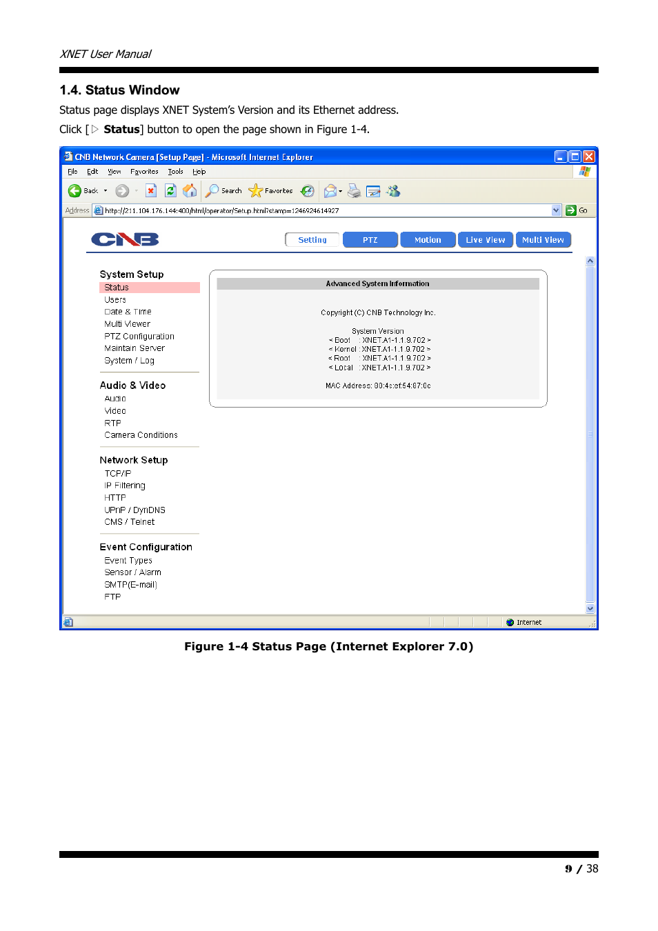 CNB IVP4000VR User Manual | Page 9 / 38