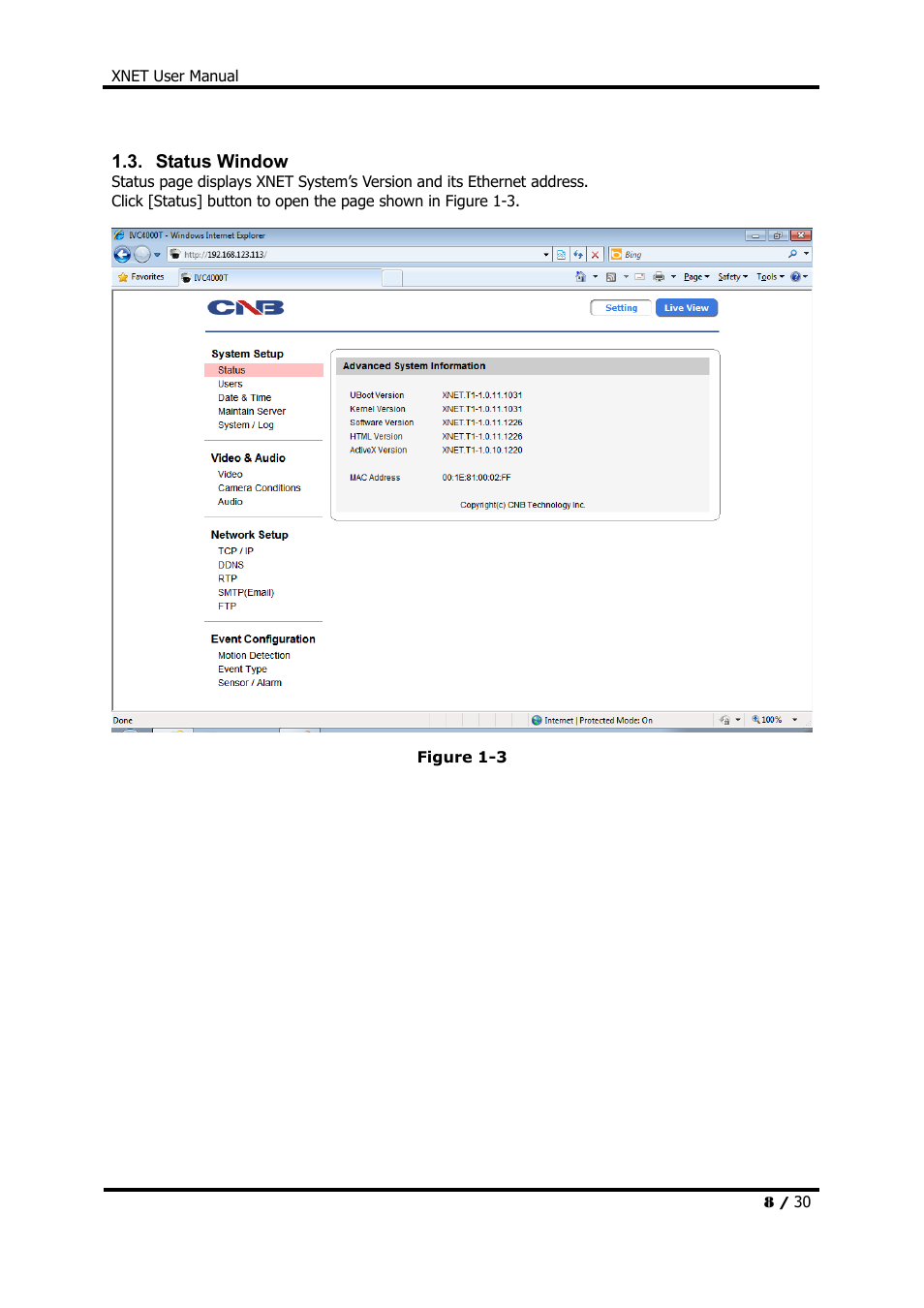CNB IDC4000T User Manual | Page 8 / 30