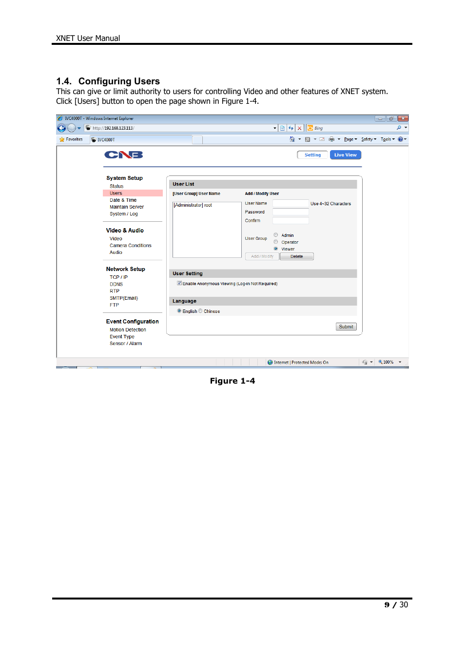 CNB IDC4000T User Manual | Page 9 / 30