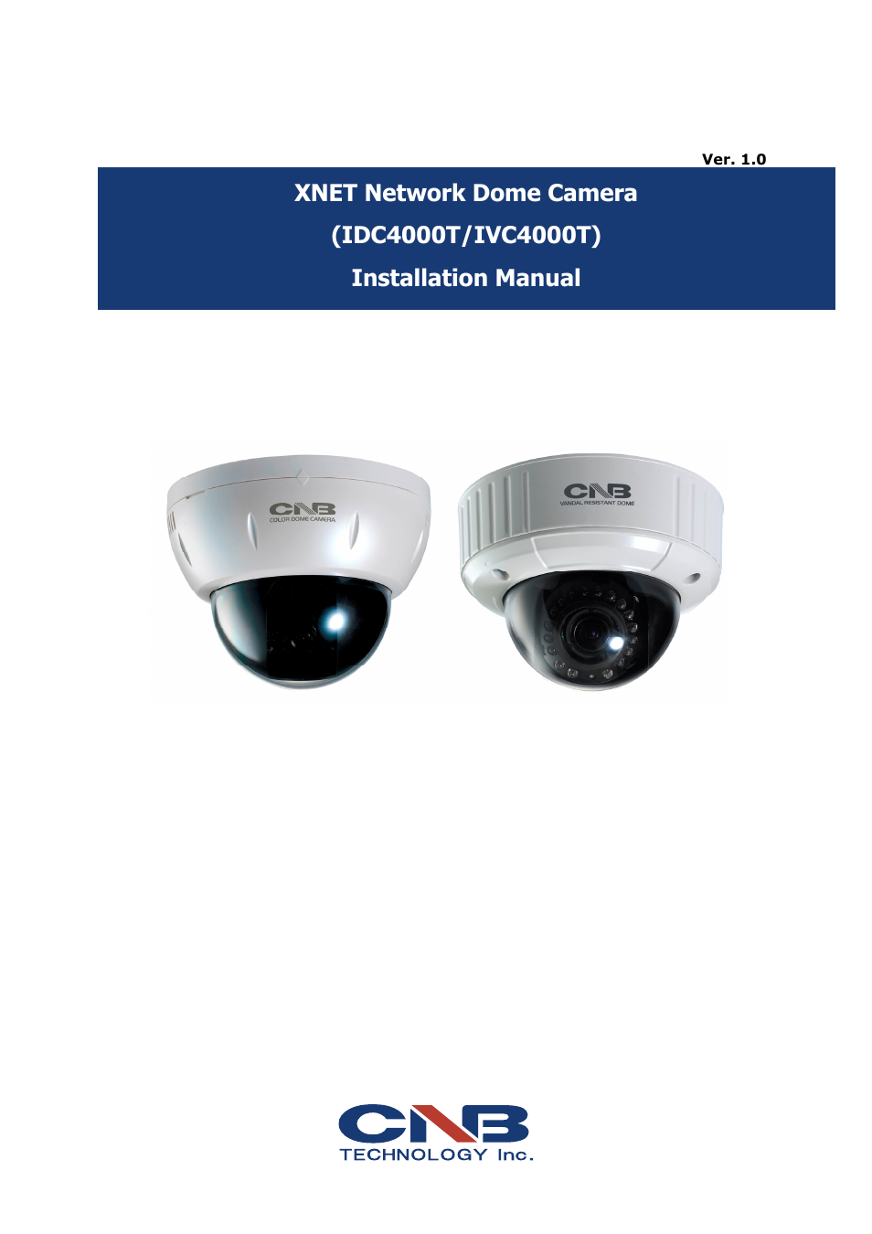 CNB IDC4000T User Manual | 16 pages