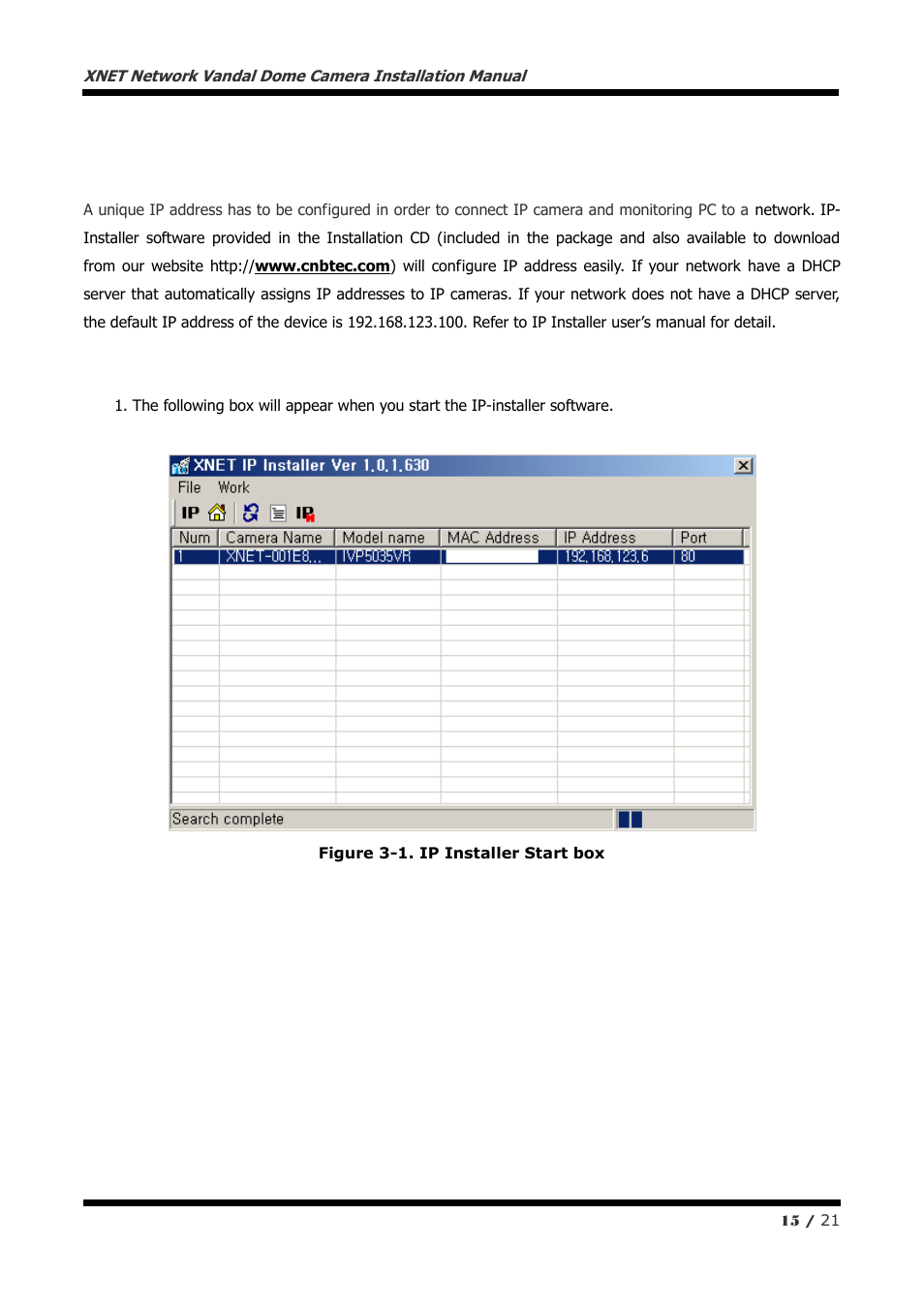 CNB NVE5055MF User Manual | Page 15 / 21