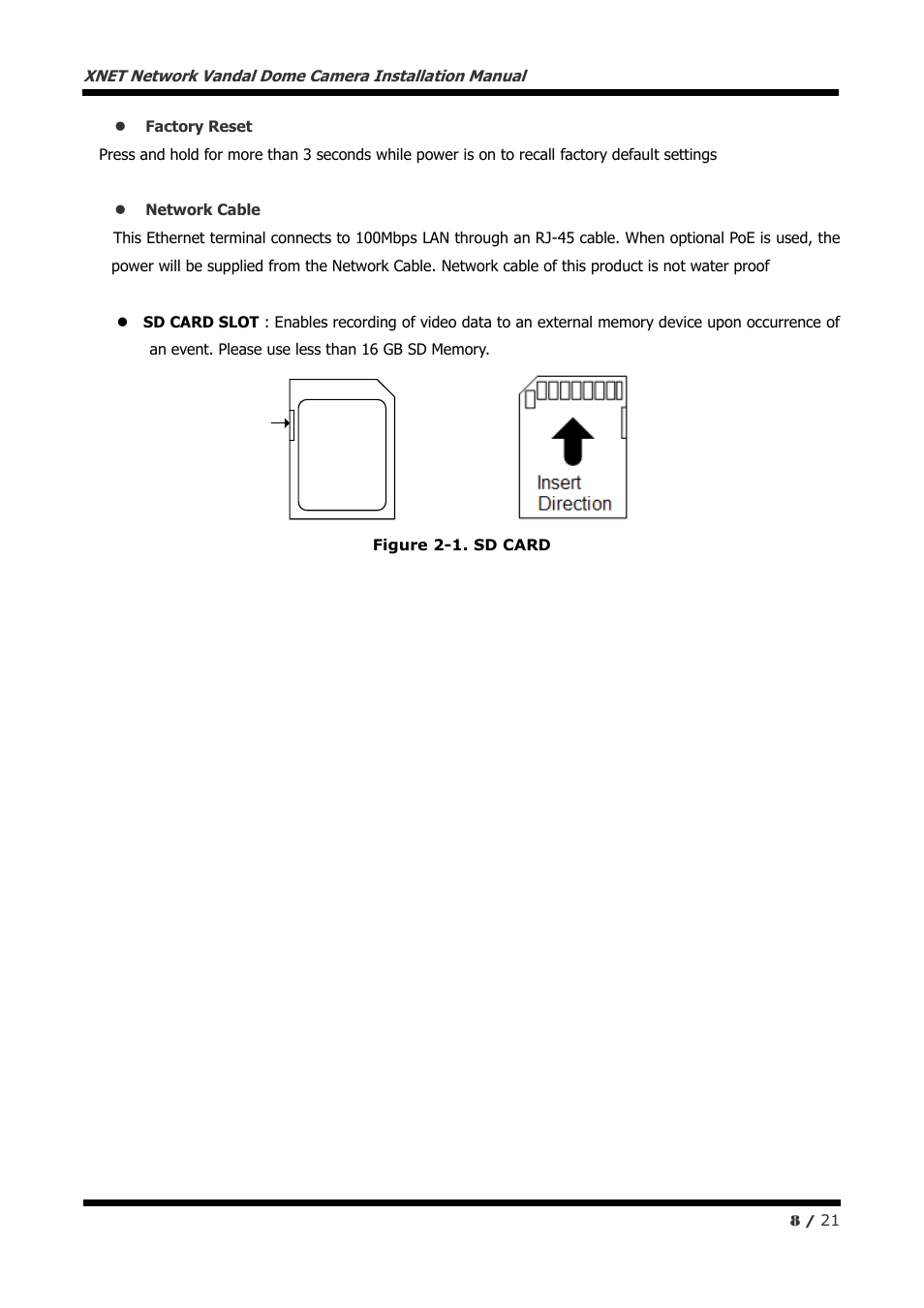 CNB NVE5055MF User Manual | Page 8 / 21