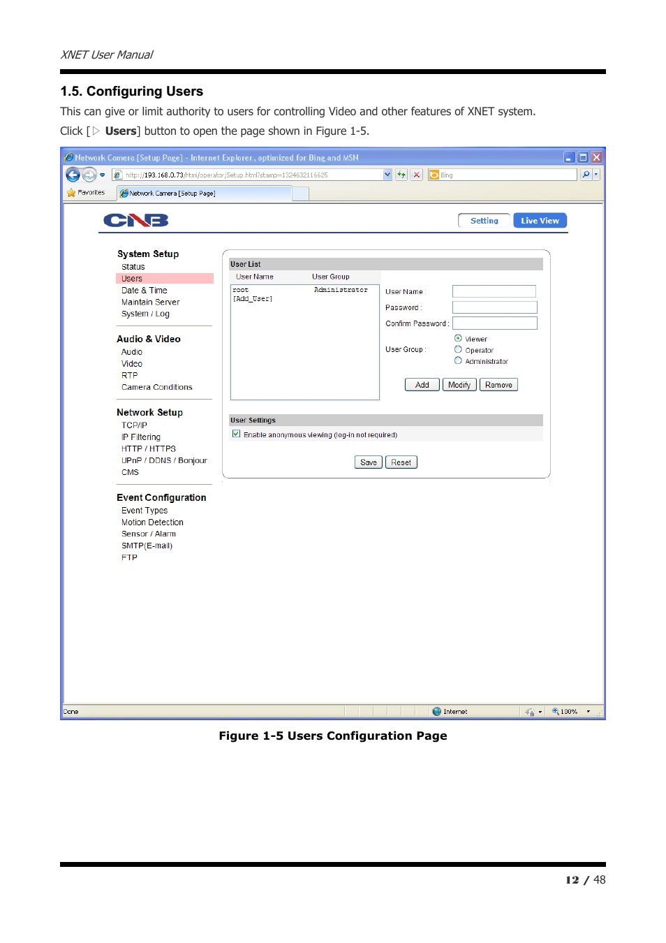 CNB IVP5035VR User Manual | Page 12 / 48