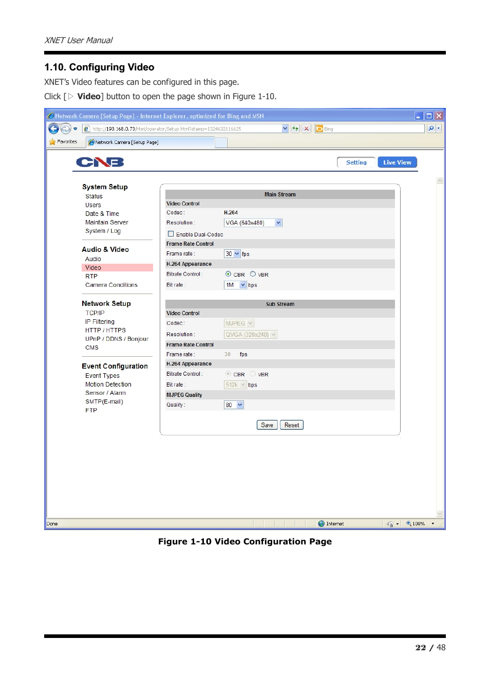 CNB IVP5035VR User Manual | Page 22 / 48