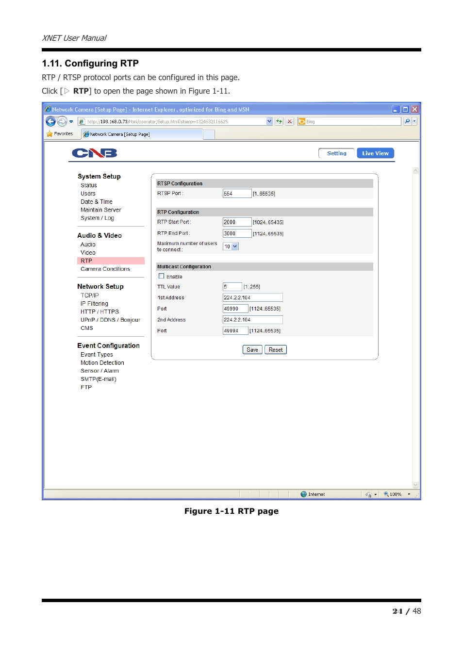 CNB IVP5035VR User Manual | Page 24 / 48