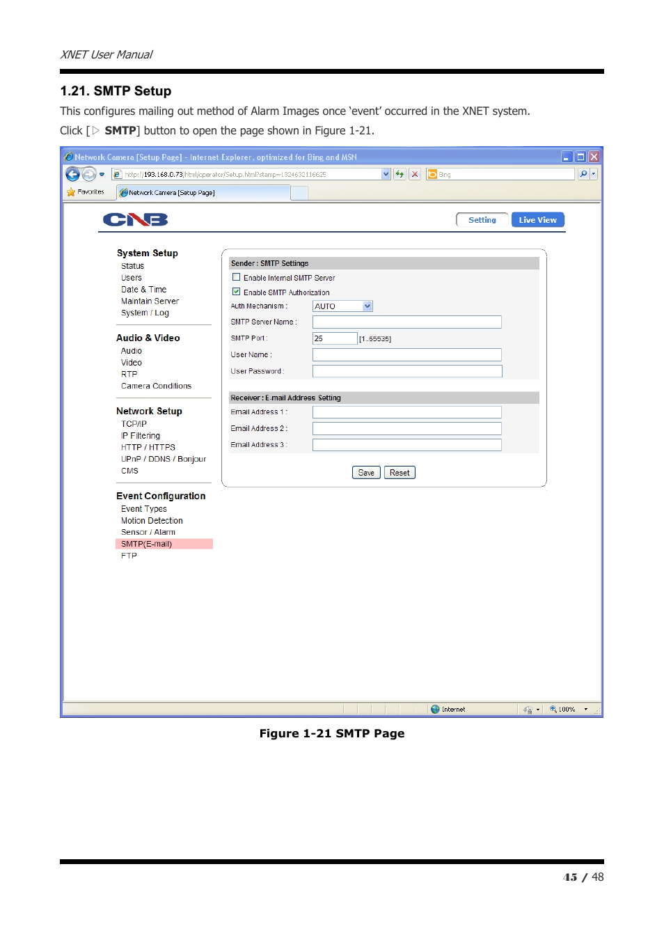 CNB IVP5035VR User Manual | Page 45 / 48