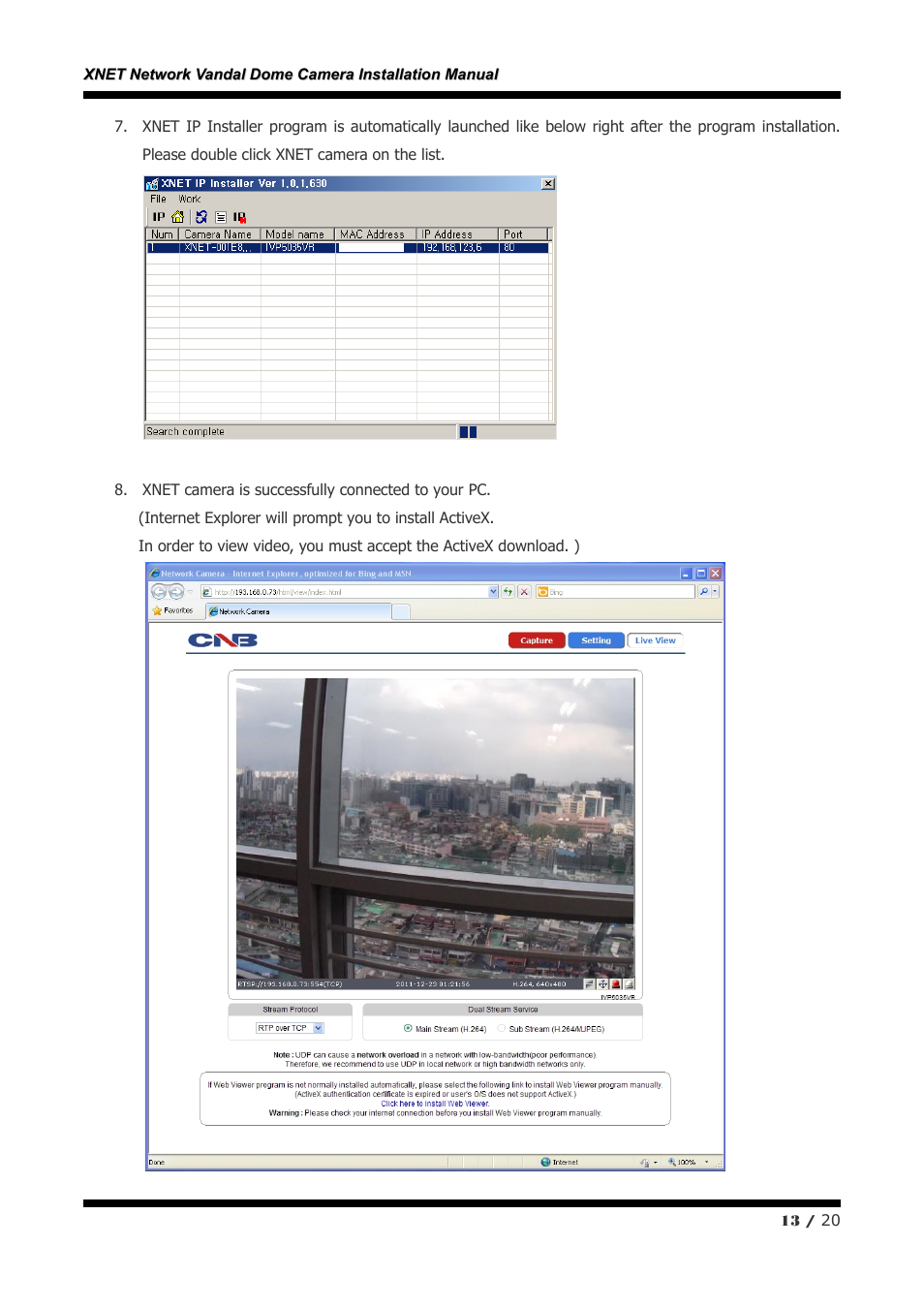 CNB IVP5035VR User Manual | Page 13 / 20