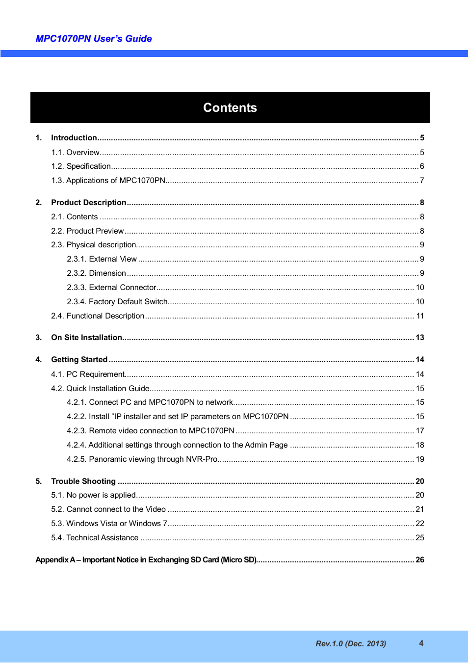 CNB MPC1070PN User Manual | Page 4 / 26