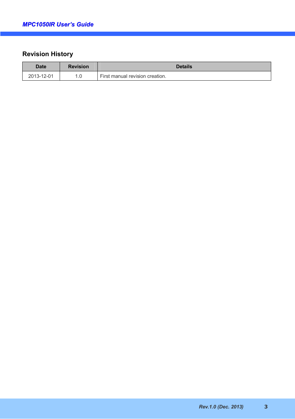 CNB MPC1050IR User Manual | Page 3 / 25