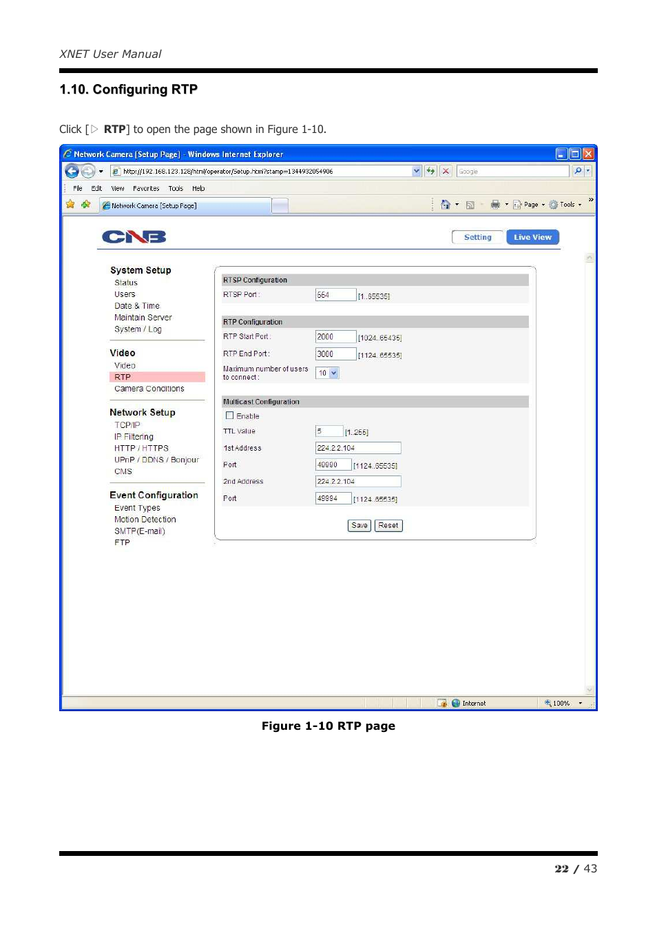 CNB ITE1050 User Manual | Page 22 / 43