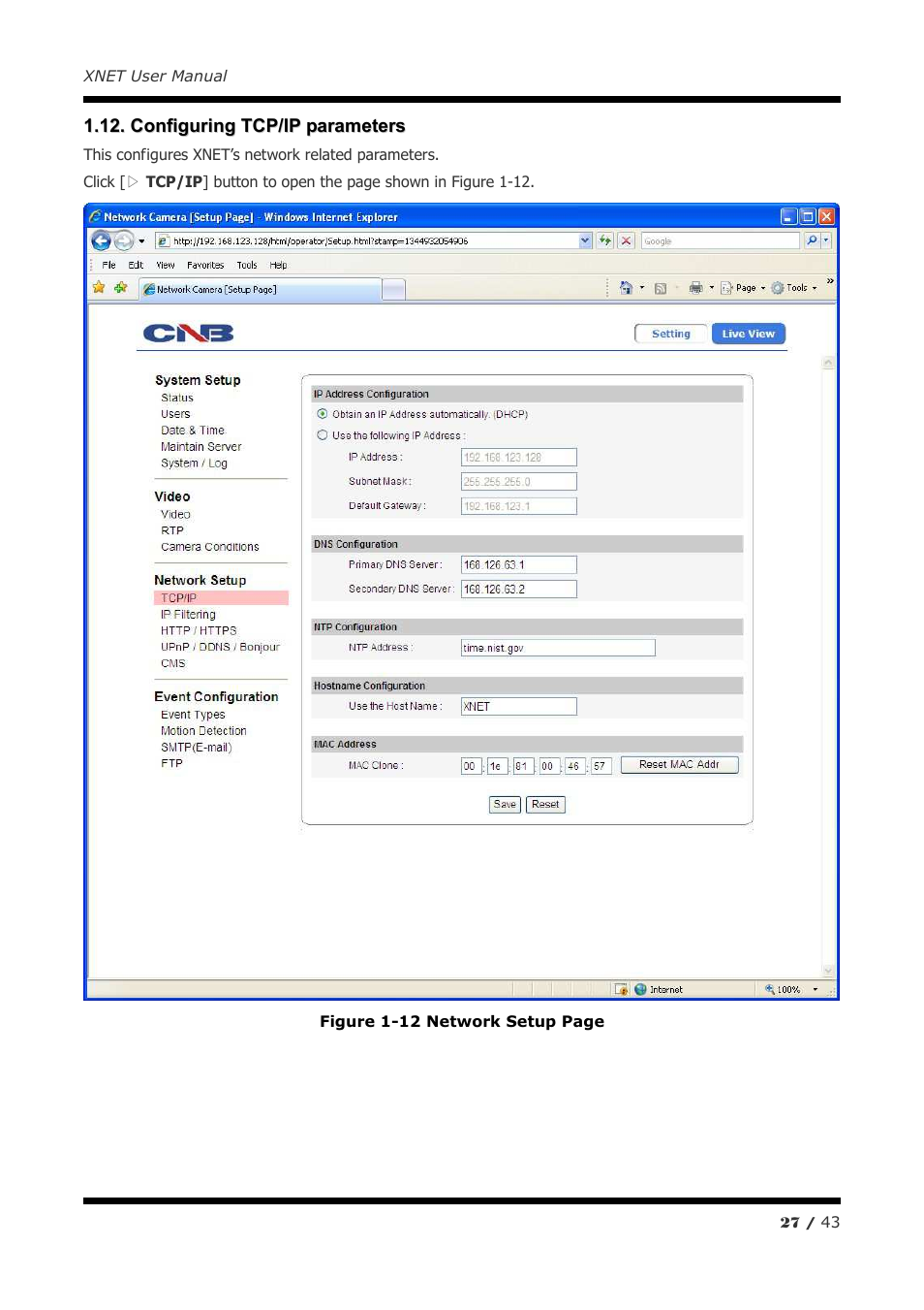 CNB ITE1050 User Manual | Page 27 / 43