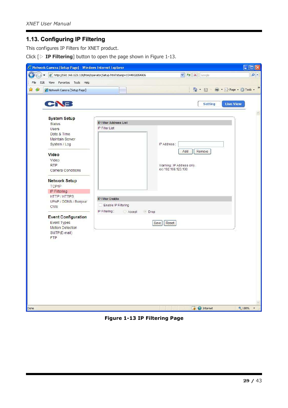 CNB ITE1050 User Manual | Page 29 / 43