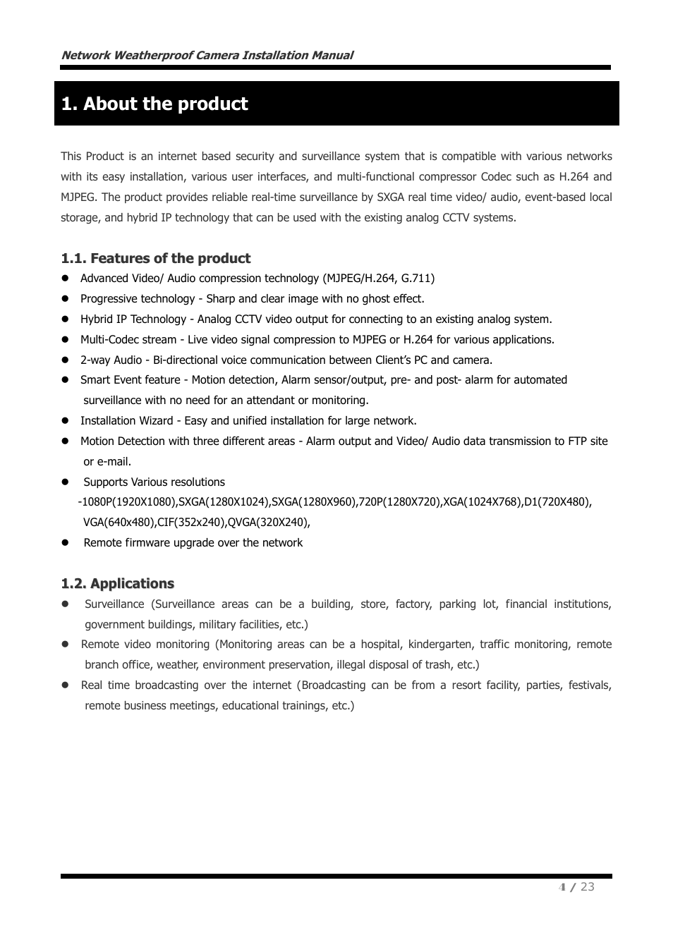 About the product | CNB NXE3055MR User Manual | Page 4 / 23