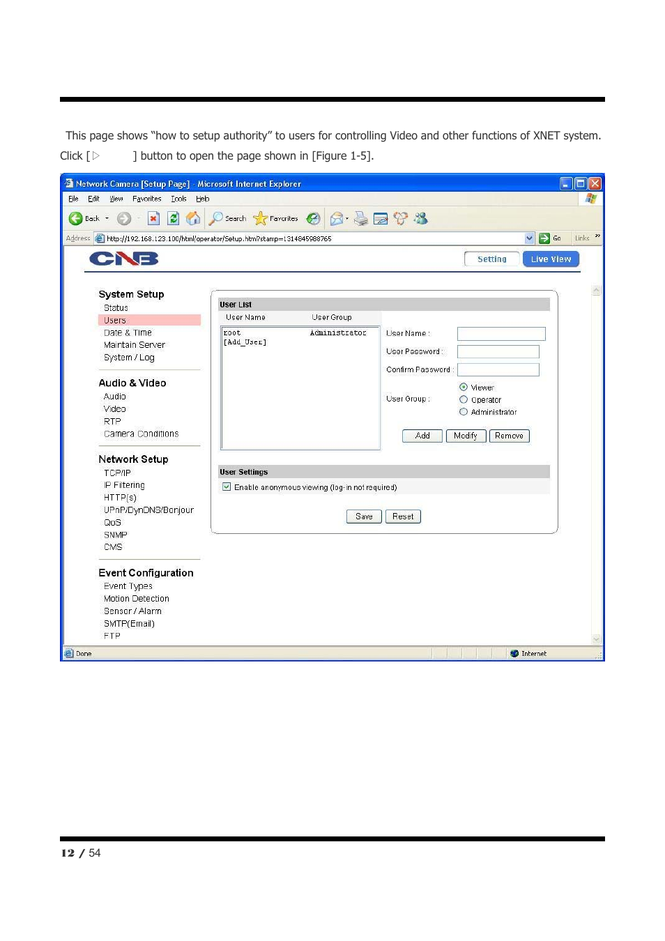 CNB NXE3055VR User Manual | Page 12 / 54