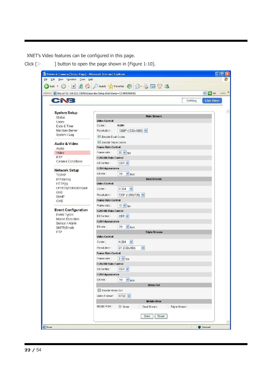 CNB NXE3055VR User Manual | Page 22 / 54