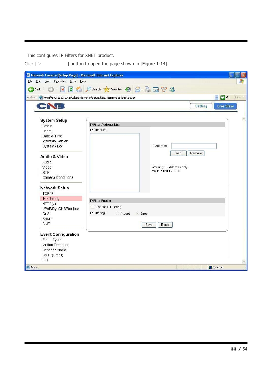 CNB NXE3055VR User Manual | Page 33 / 54