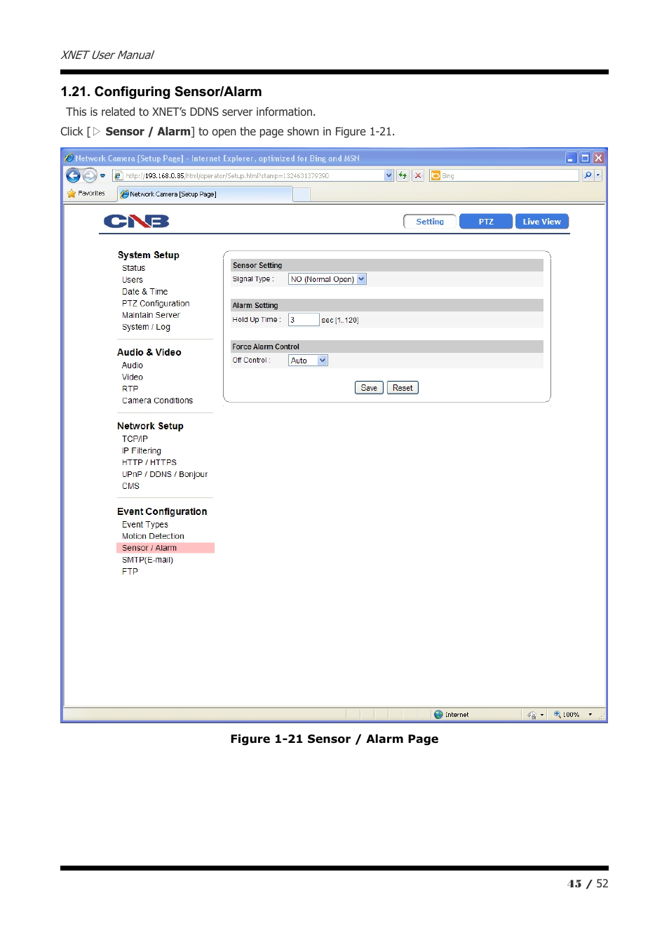 CNB IXP3035VR User Manual | Page 45 / 52