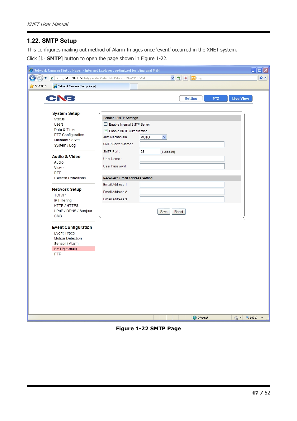 CNB IXP3035VR User Manual | Page 47 / 52