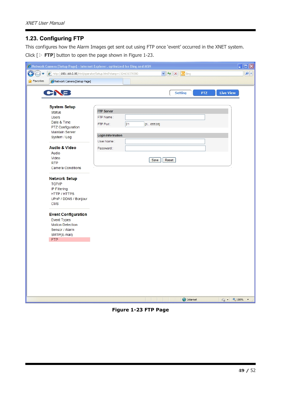 CNB IXP3035VR User Manual | Page 49 / 52