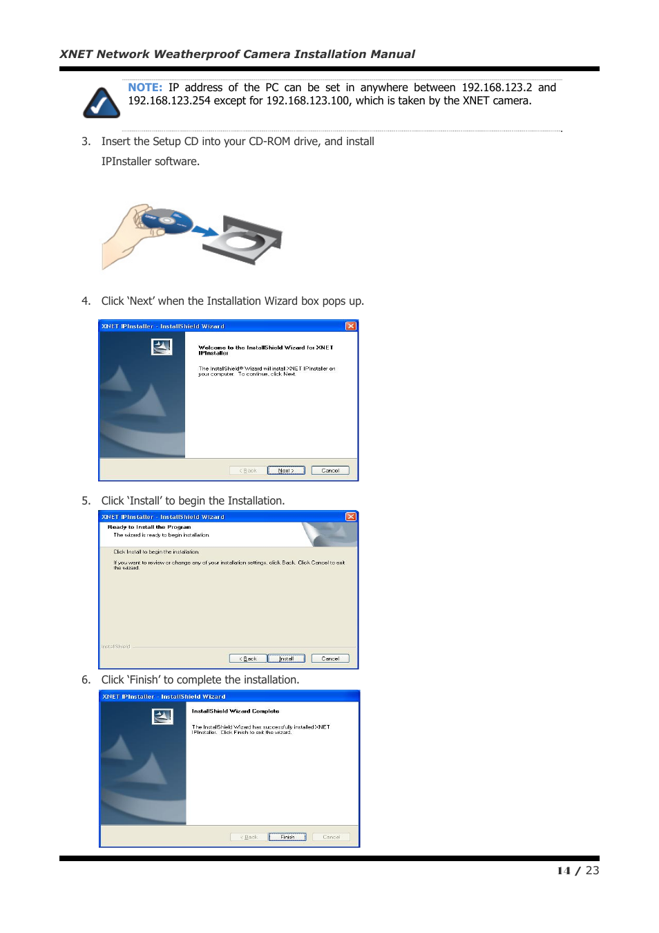 CNB IXP3035VR User Manual | Page 14 / 23