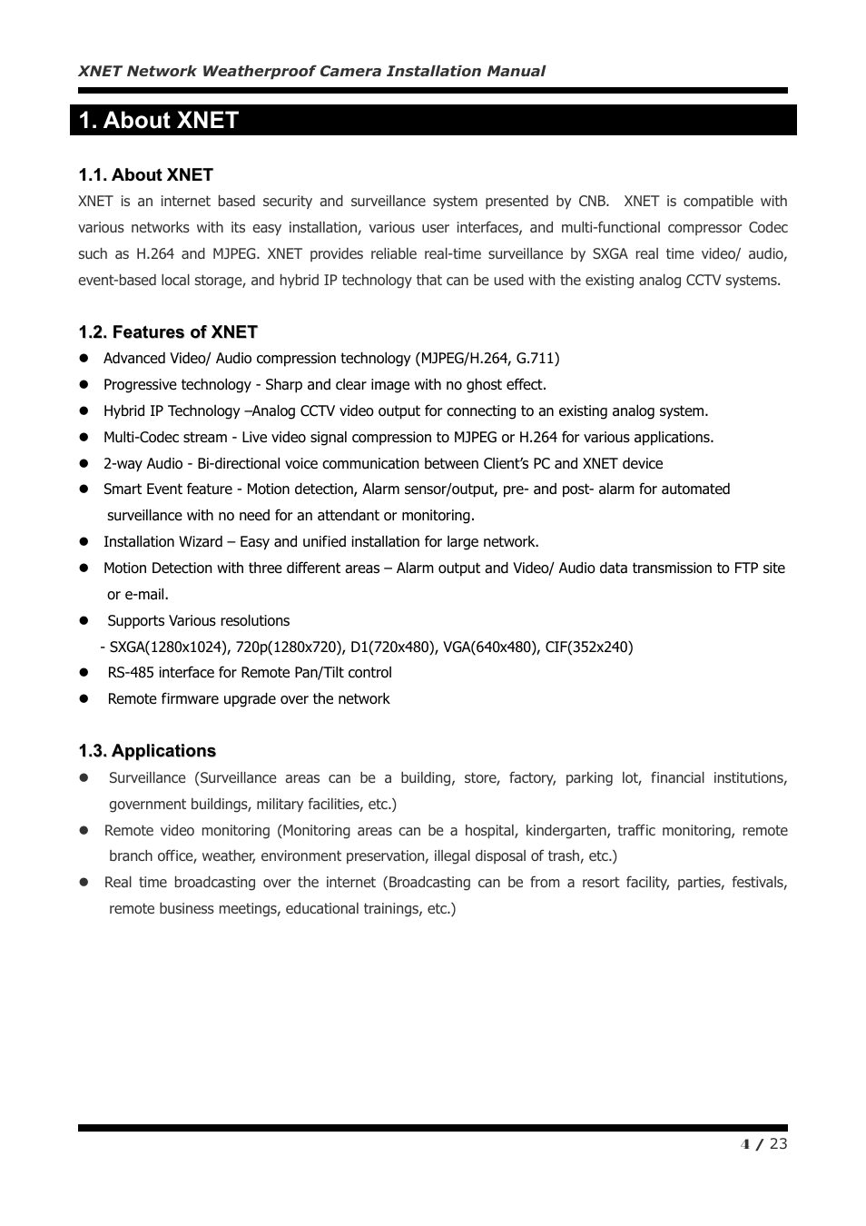 About xnet | CNB IXP3035VR User Manual | Page 4 / 23