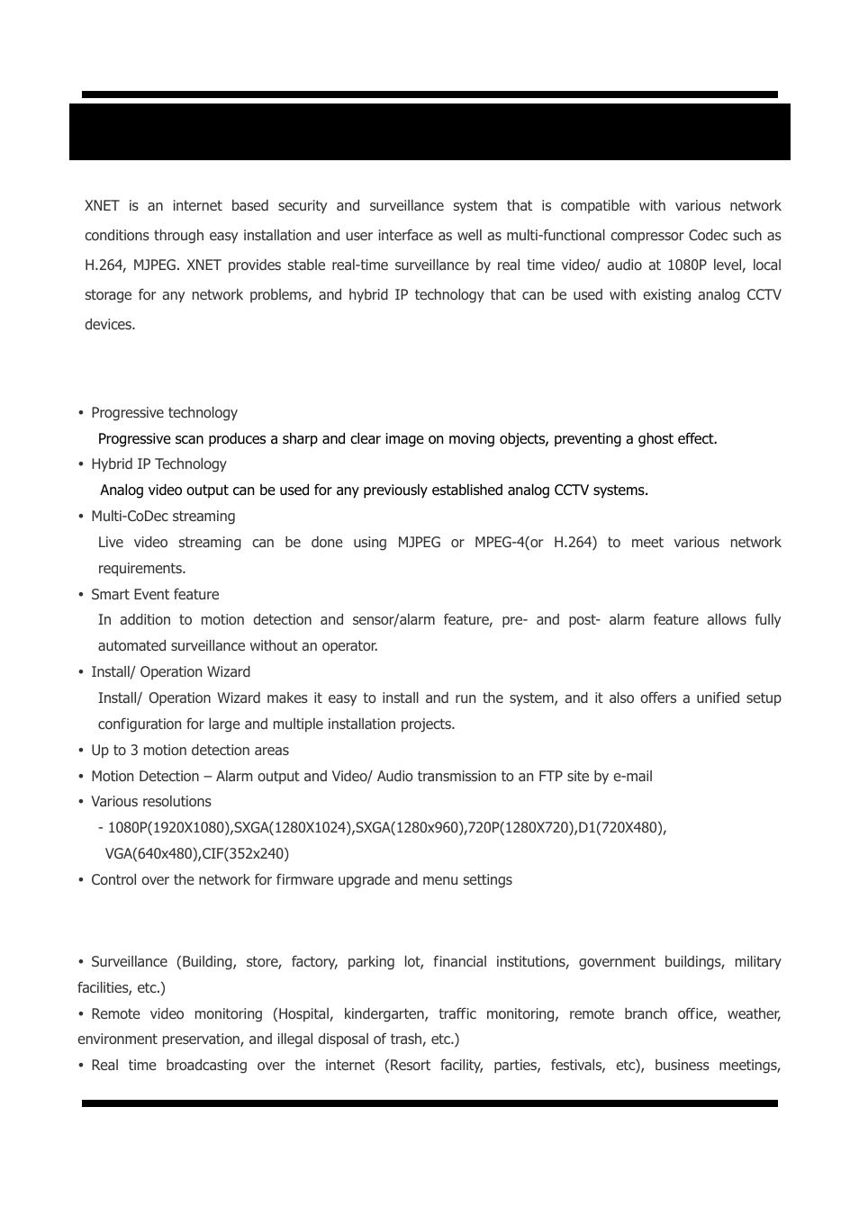 About xnet | CNB IXC2050IR User Manual | Page 4 / 20