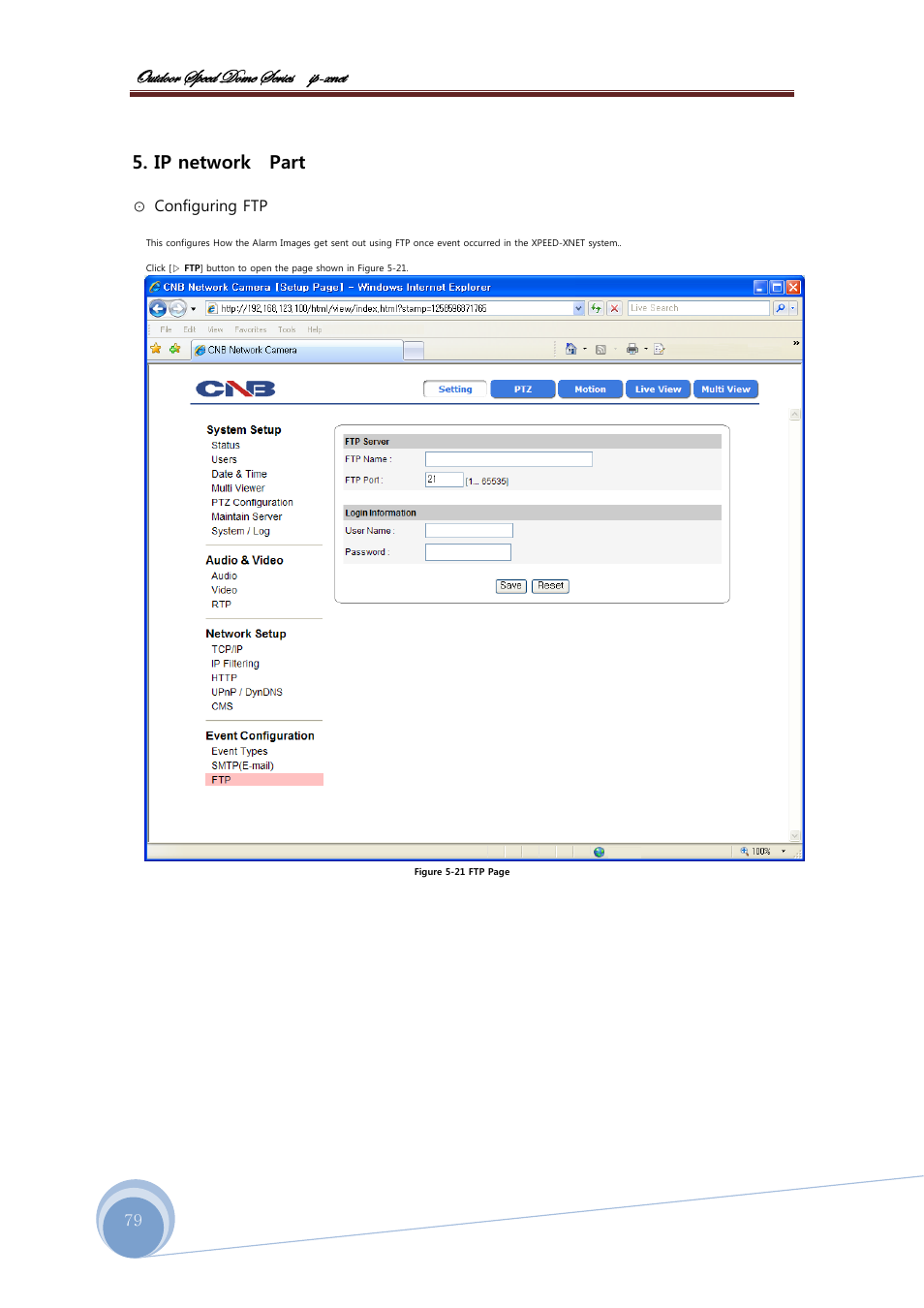 Bâàwééü fñxxw wéåx fxü|xб |с@åçxà, Ip network part | CNB ISS2965PW User Manual | Page 79 / 92