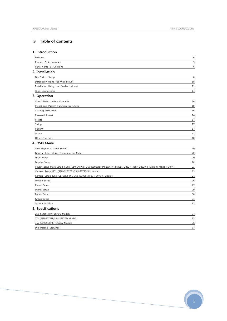 CNB SBN-23Z27F User Manual | Page 3 / 39