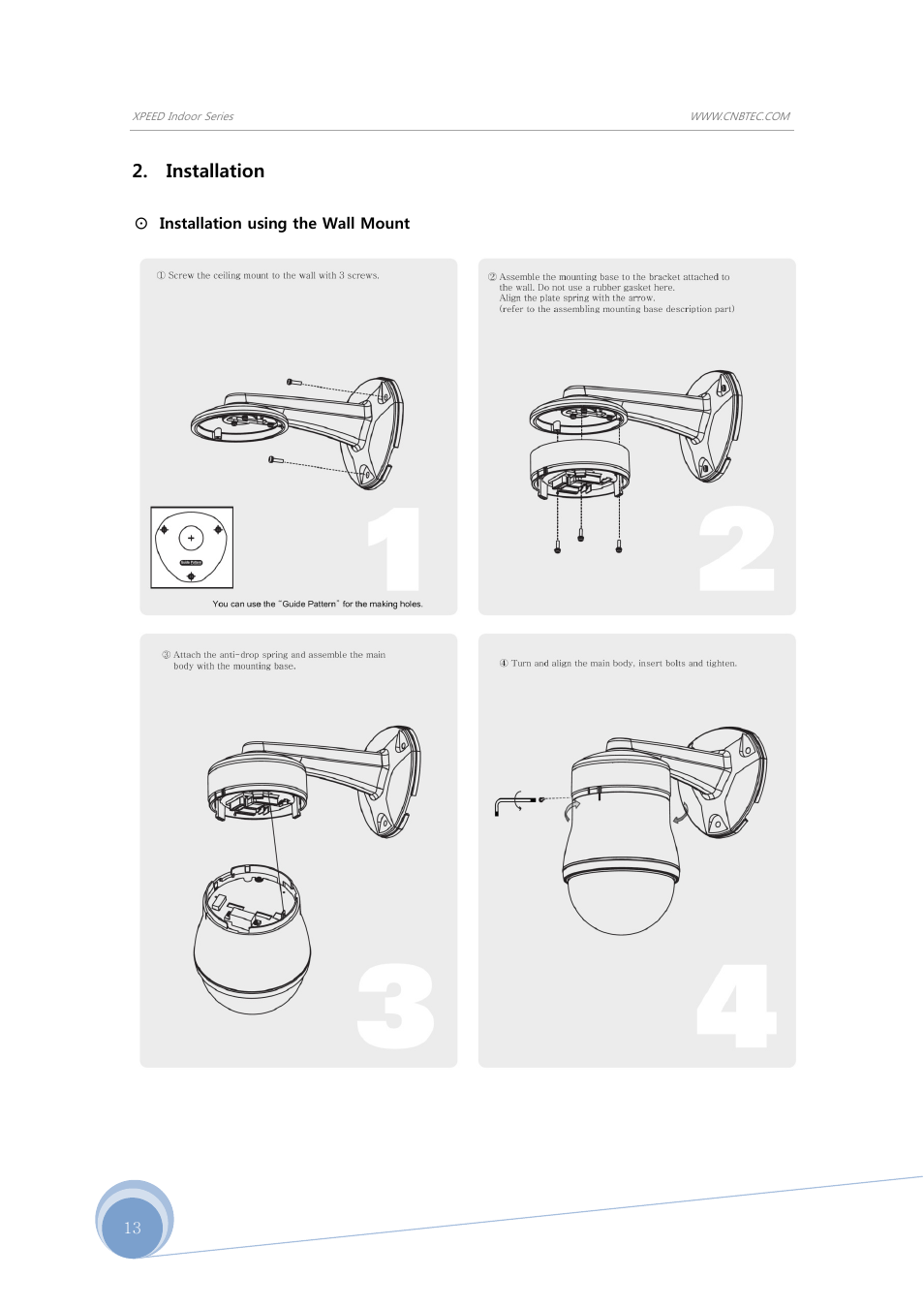 Installation | CNB S1965PX User Manual | Page 13 / 42