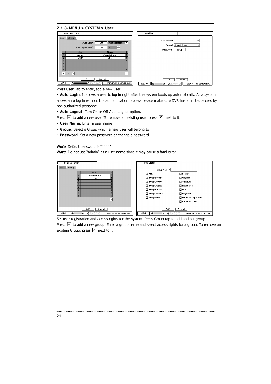 CNB HDS4848DV User Manual | Page 24 / 59