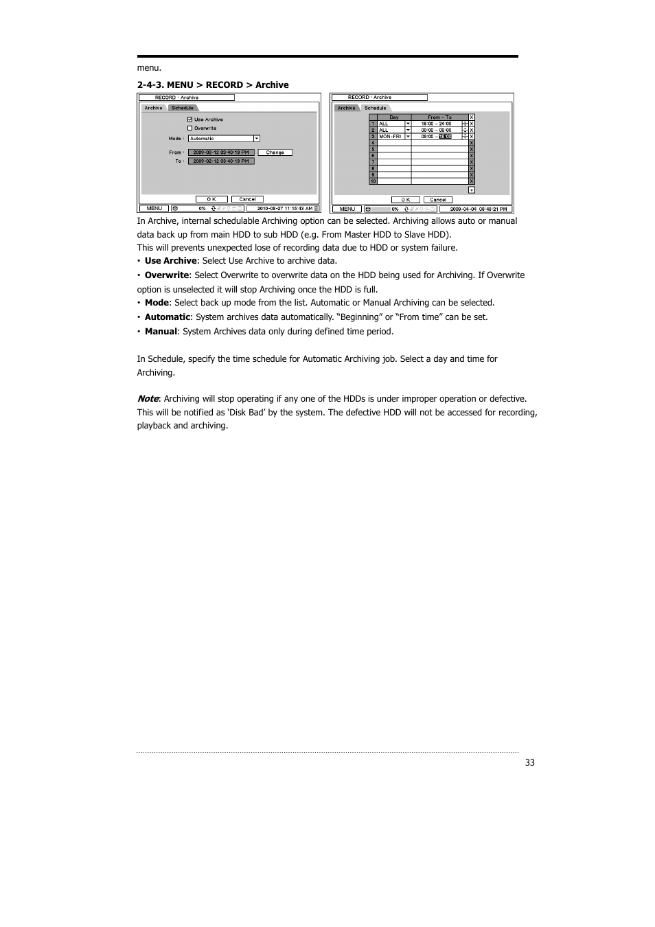 CNB HDS4848DV User Manual | Page 33 / 59