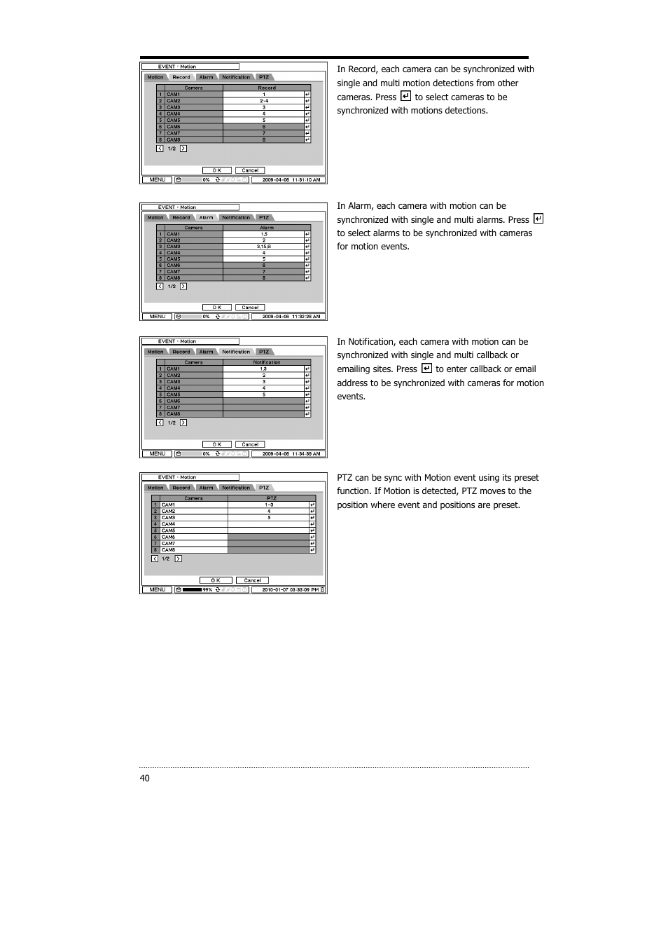 CNB HDS4848DV User Manual | Page 40 / 59