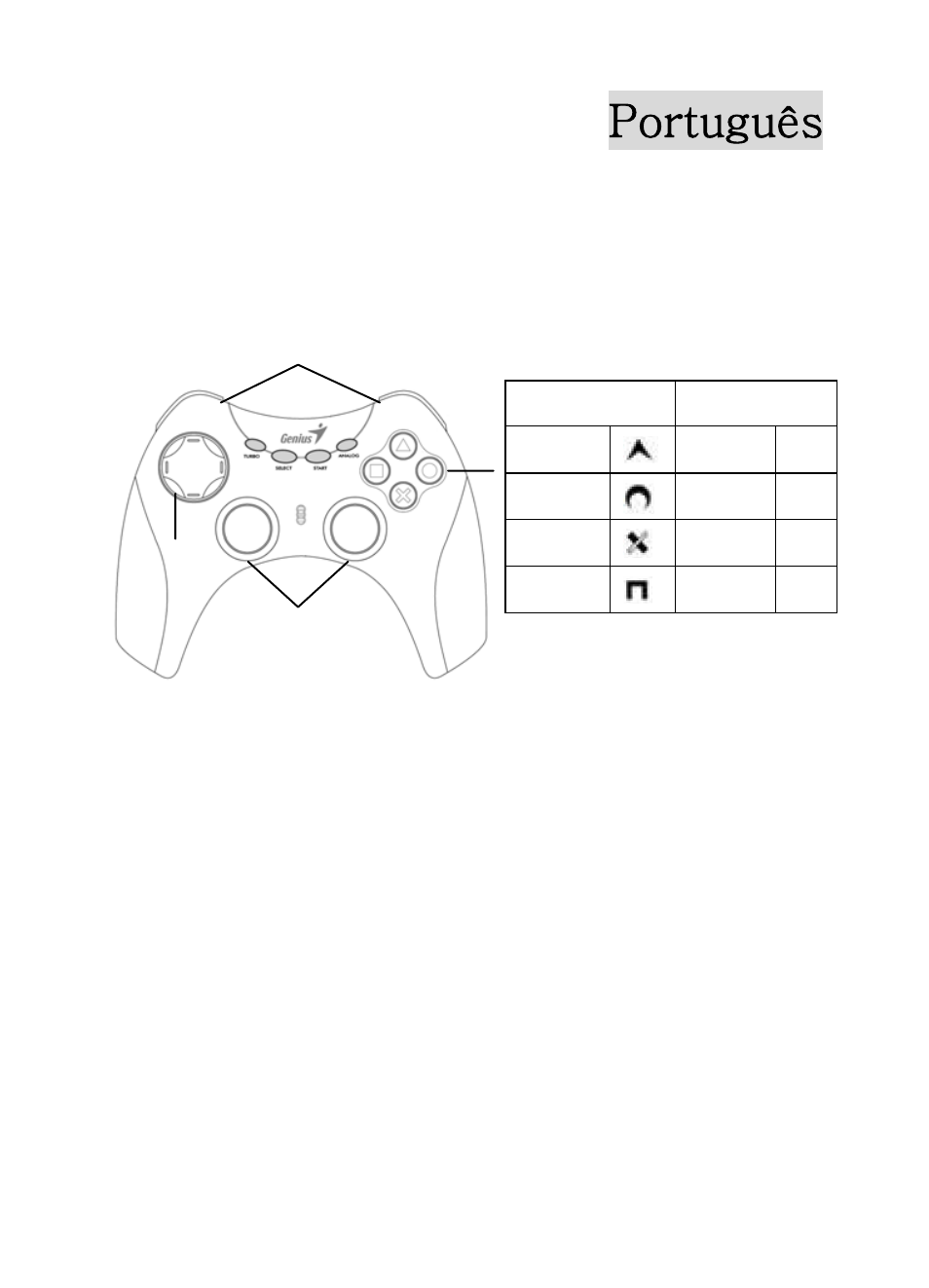 Blaze 2-por.doc, Introdução, Português | Ps2 pc | GENIUS MaxFire Blaze2 User Manual | Page 14 / 31