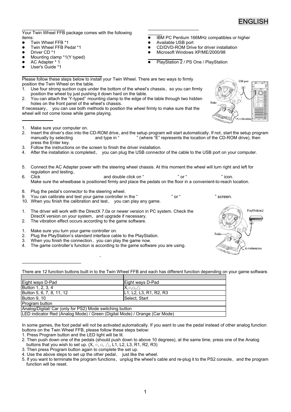 Twff-eng.pdf | GENIUS TwinWheel FF User Manual | Page 2 / 18