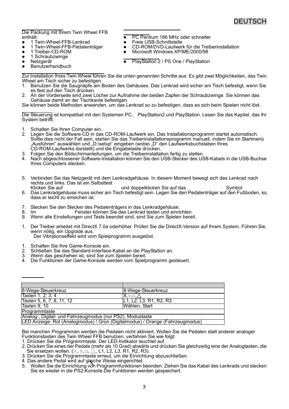Twff-eng-ger.pdf | GENIUS TwinWheel FF User Manual | Page 4 / 18