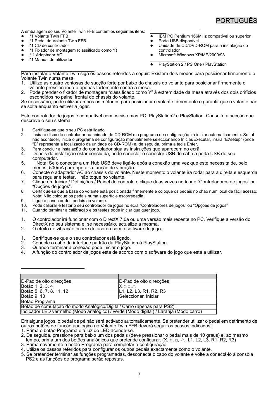 Twff-eng-por.pdf | GENIUS TwinWheel FF User Manual | Page 8 / 18