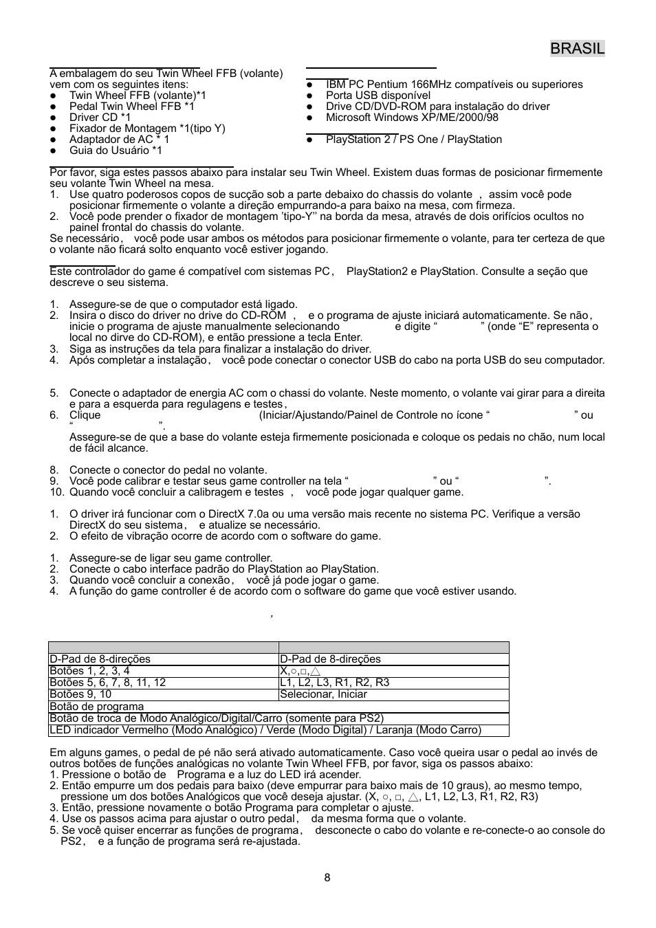 Twff-eng-bra.pdf | GENIUS TwinWheel FF User Manual | Page 9 / 18
