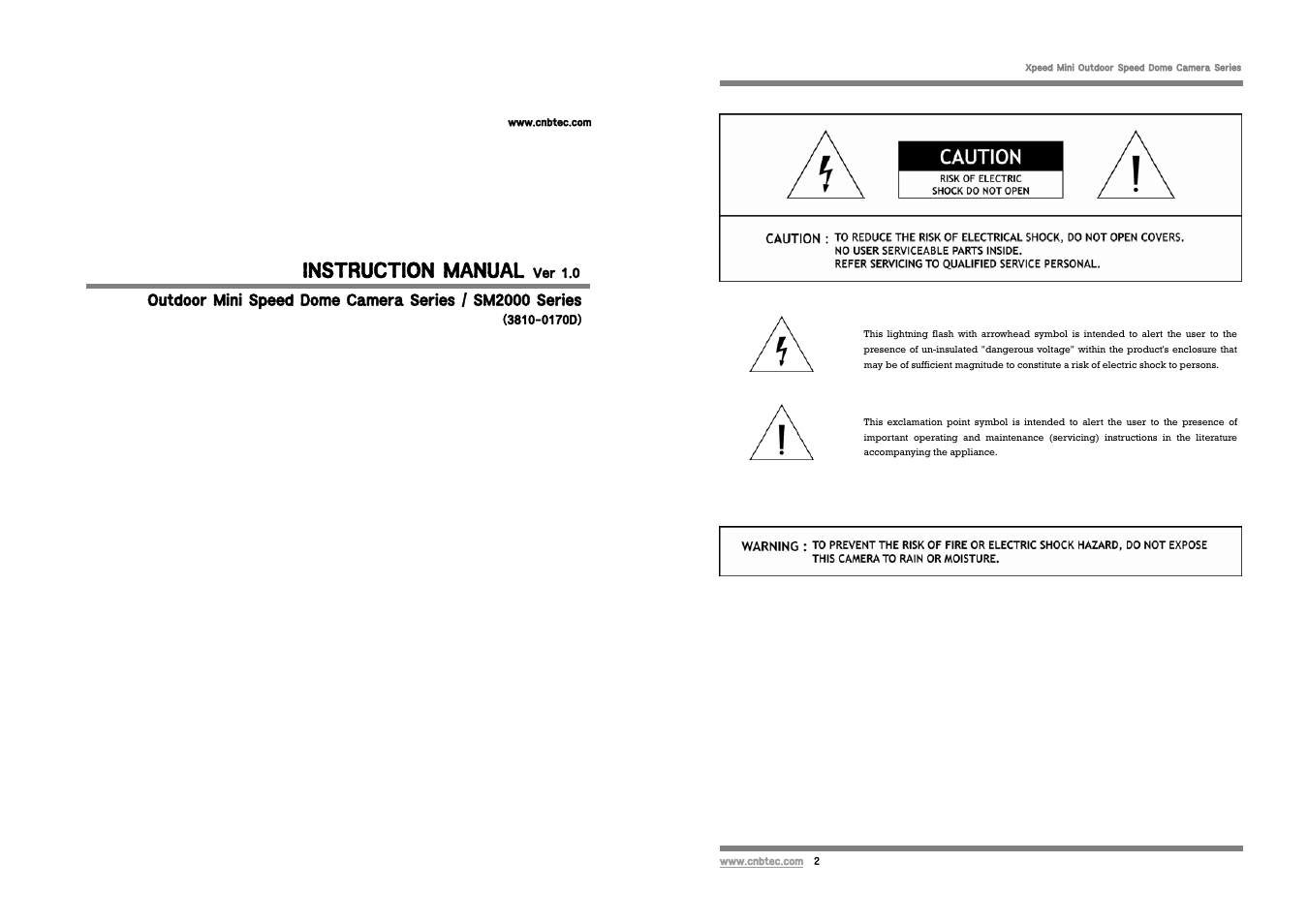 CNB SSM2065PW User Manual | 21 pages