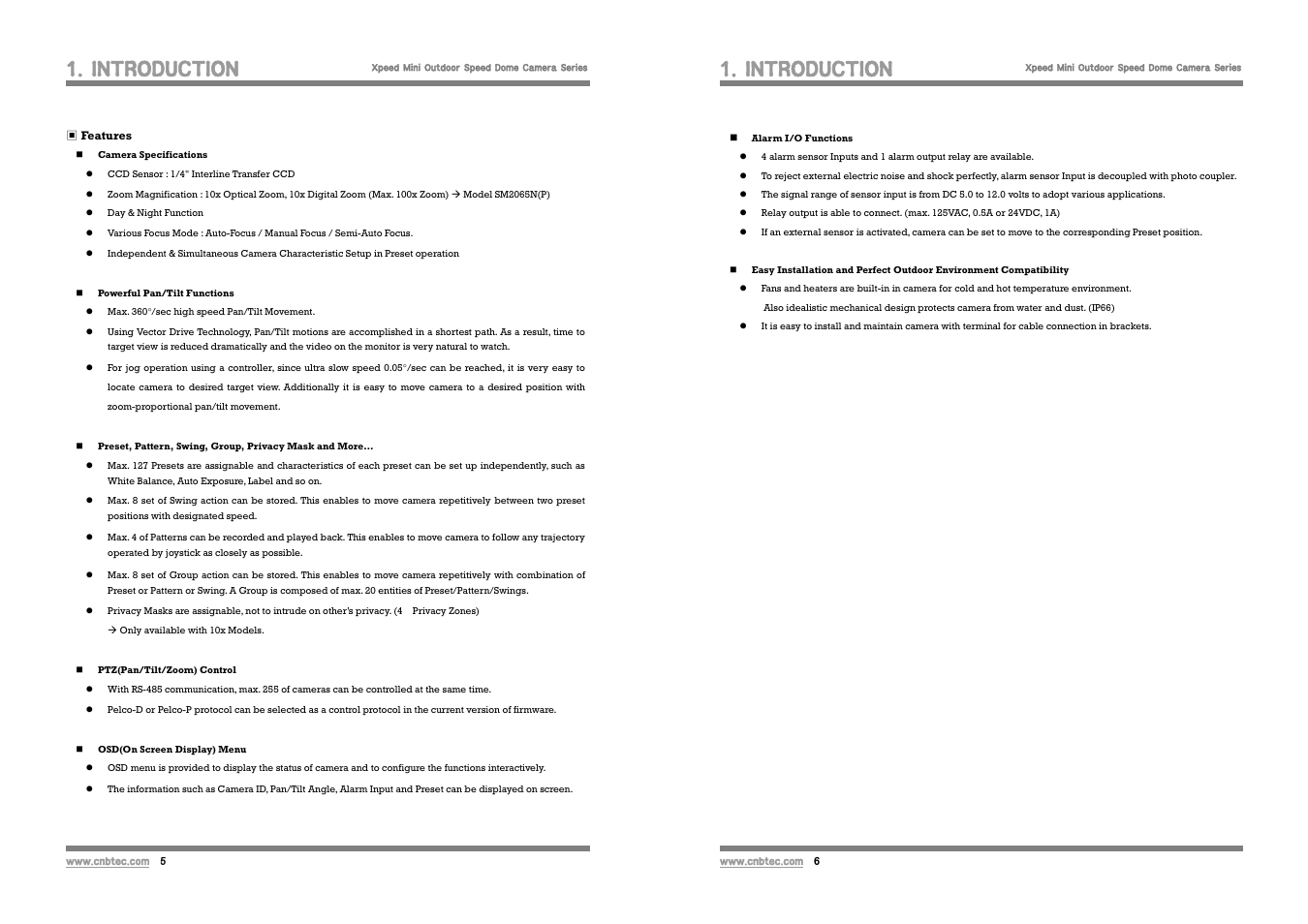 Introduction | CNB SSM2065PW User Manual | Page 3 / 21