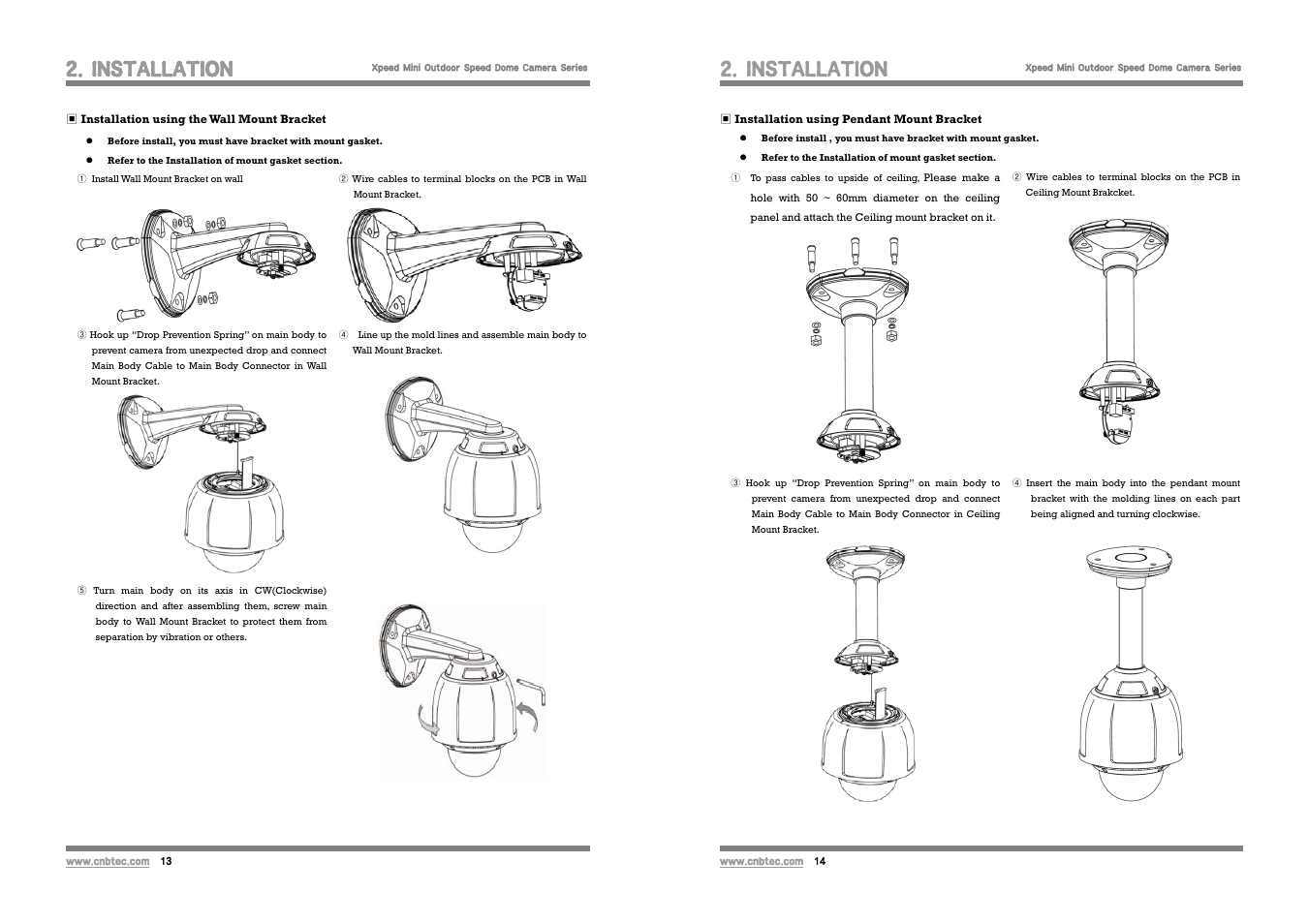 Installation | CNB SSM2065PW User Manual | Page 7 / 21