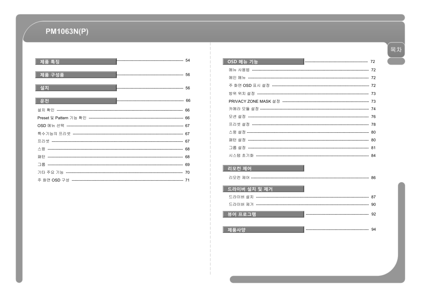 CNB PM1063P User Manual | Page 27 / 48